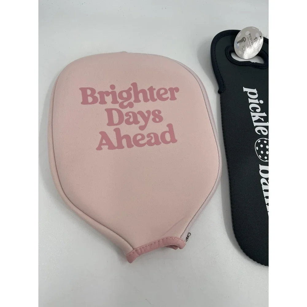 Pickleball Paddle‎ Cases Brighter Days W/ Pickleball Ball Sleeve